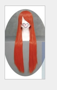 Потому что женщина Европа и соединенные Штаты Косплей прямой парик orange аниме