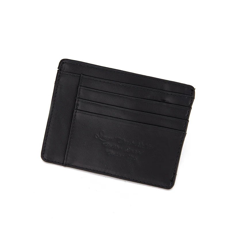 2019 умный тонкий кошелек из воловьей кожи мини для кредитных карт сумка мужской