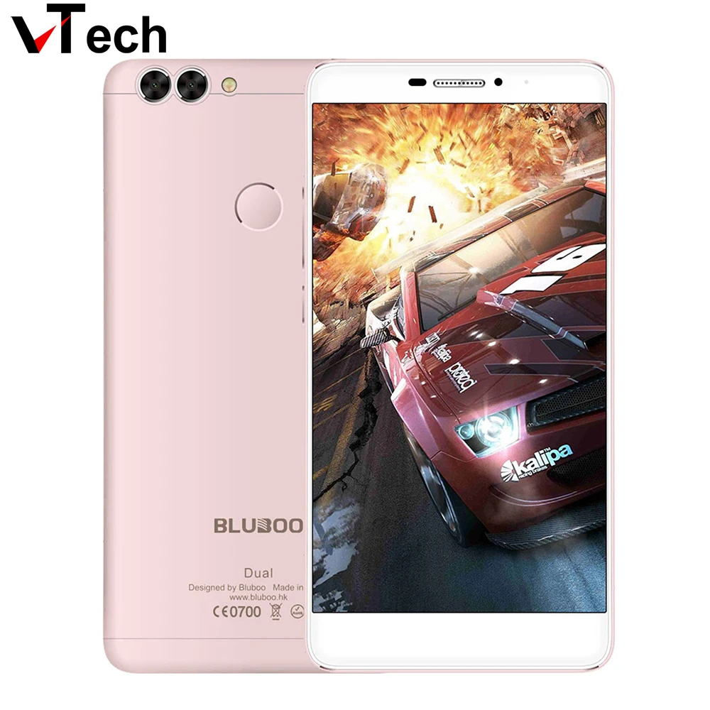 Оригинальный Bluboo двойной 5 "двойной Камера 4G смартфон FDD LTE mtk6737t четыре ядра 3000