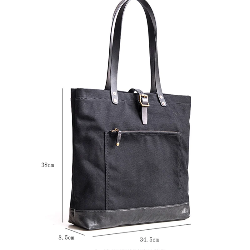 Винтажная холщовая ручная сумка AETOO универсальная посылка для мужчин и женщин