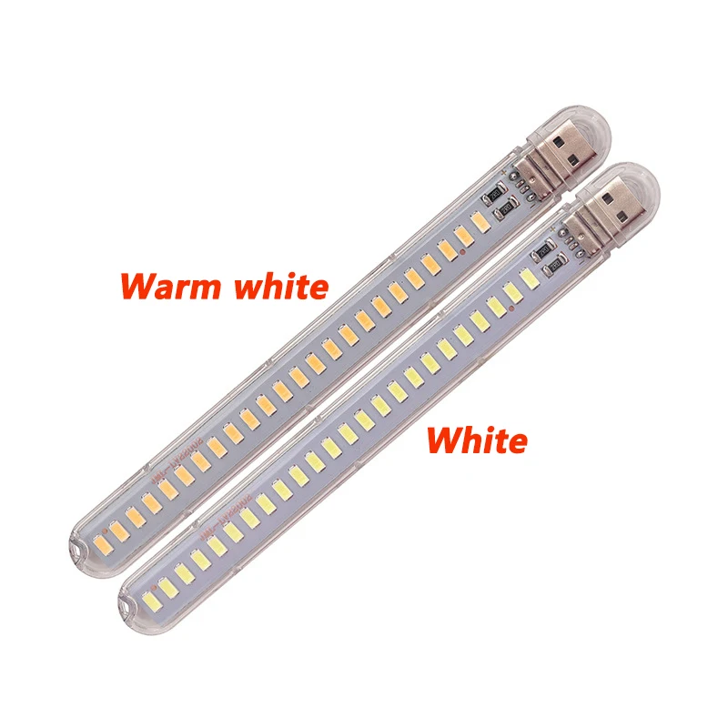 Портативный 24 Led лампа для чтения USB Led светильник книги для банка питания ноутбука мини-лампа с USB Luminaria