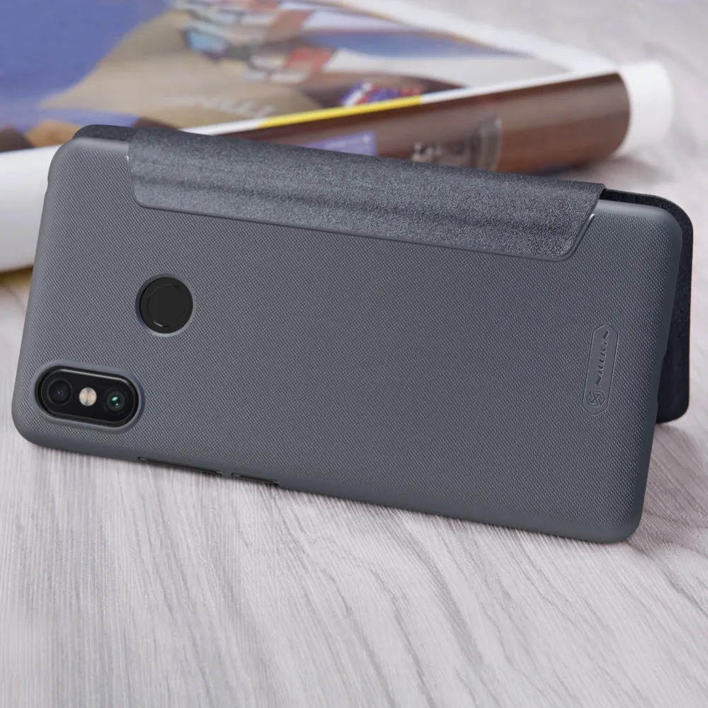 Блестящий кожаный чехол NILLKIN для Xiaomi mi Max 3, откидной бизнес-кожаный чехол для Xiao mi Max 3, чехол для мобильного телефона s