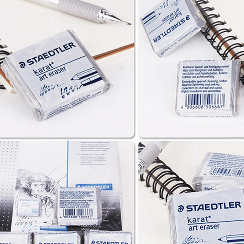 Ластик для рисования Staedtler 5427 585 очищения и осветления карандашей следов угля|lots