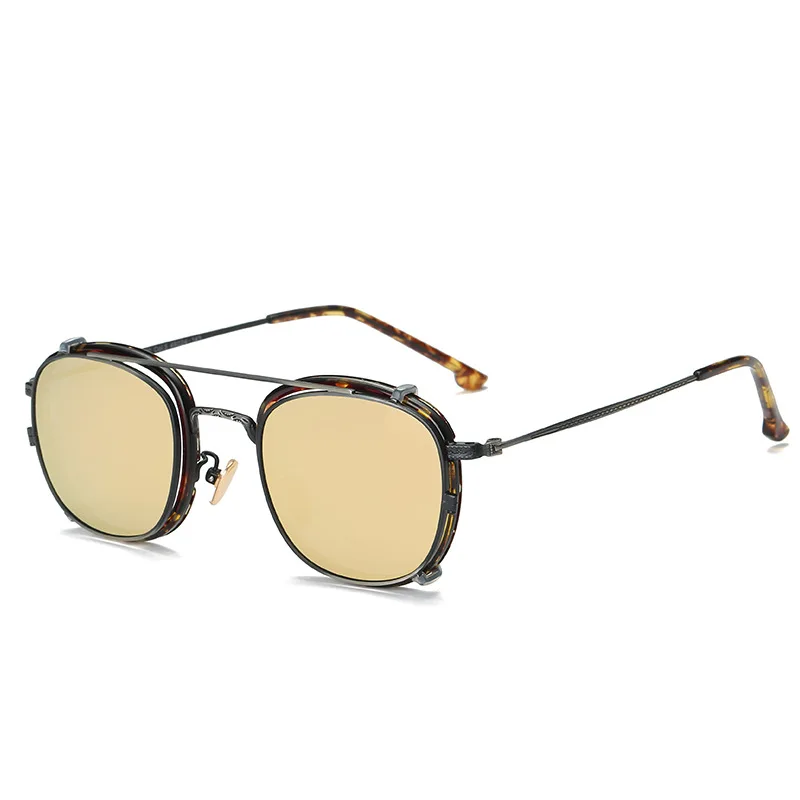 Зеркальные очки MINCL/Новинка в стиле панк-рок мужские и женские трендовые с