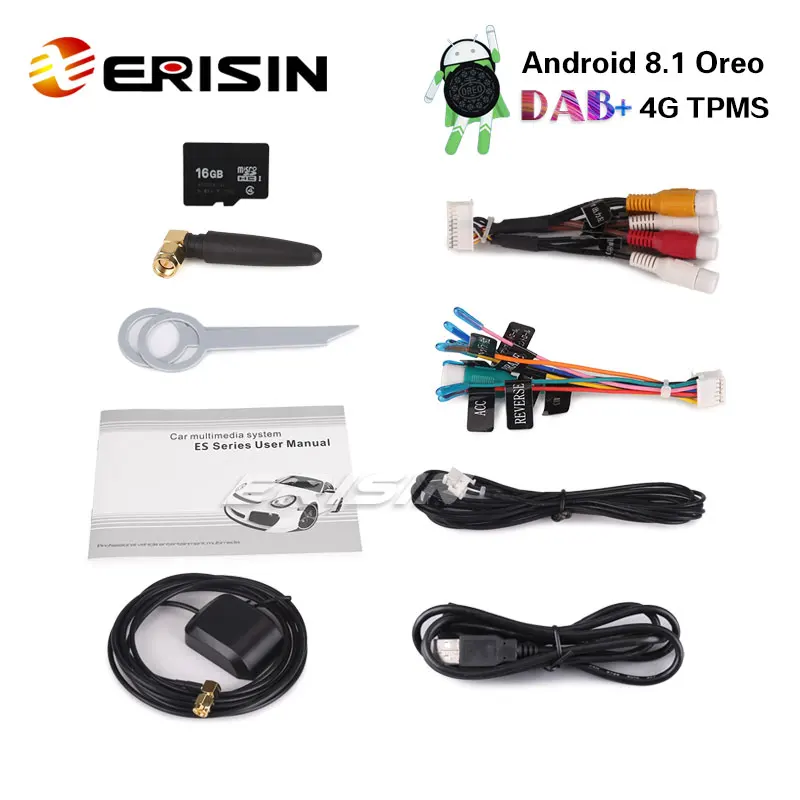 Erisin ES3866F 7 &quotAndroid 8 1 Стерео gps Satnav DVD CD DAB для Ford Fusion Fiesta Kuga транзит | Автомобили и
