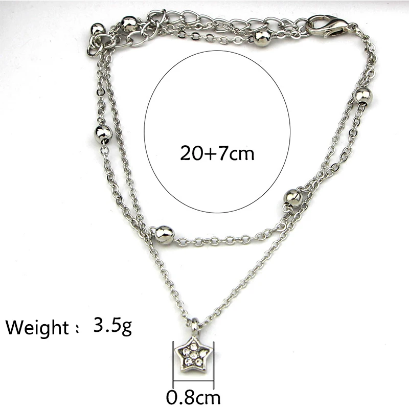 1 шт. богемный ретро персиковый Кулон Сердце Звезда Кристалл 001 двухслойные