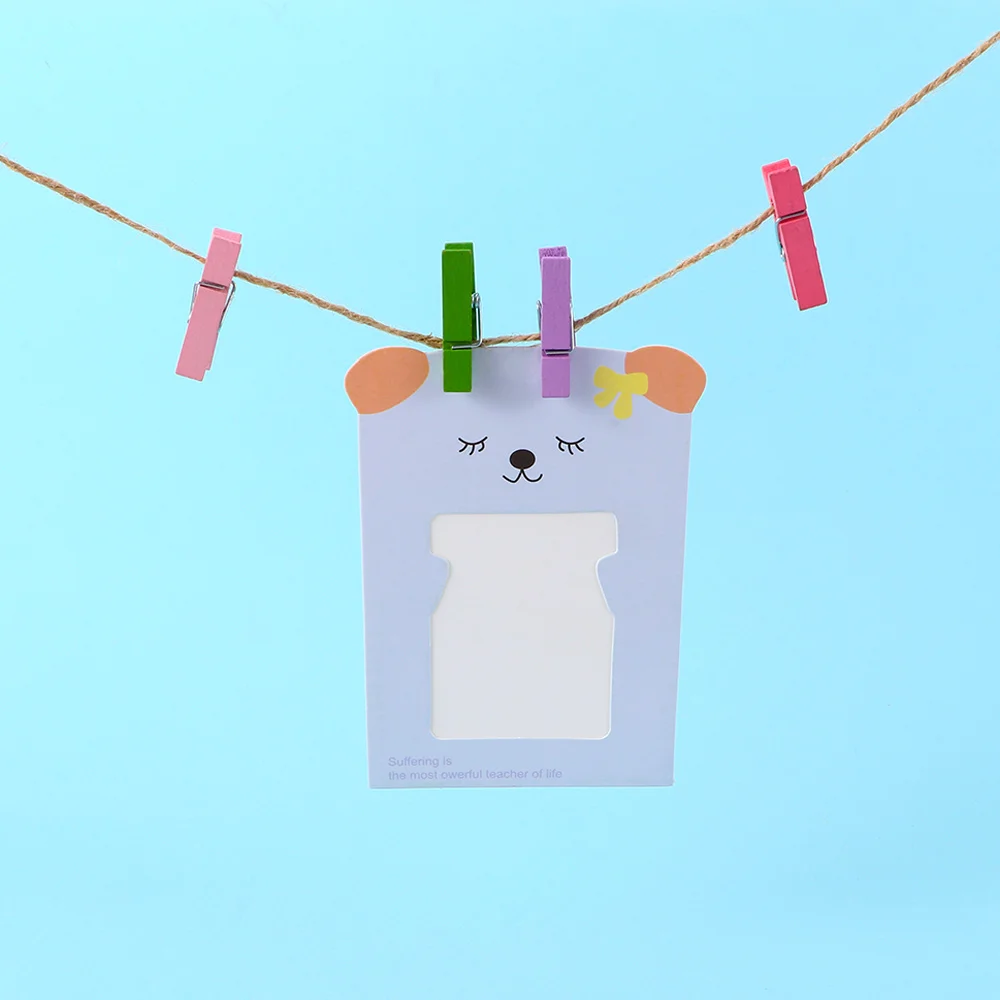 Лидер продаж милый Настенный декор DIY креативная мини бумажная фоторамка цветные