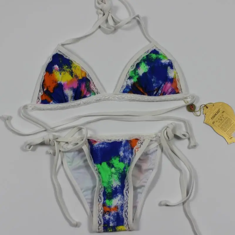COOCLO Bikinx бикини стринги с высоким вырезом купальник для женщин сексуальный