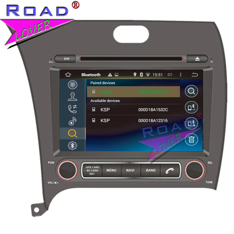 Roadlover Android 9 0 Автомобильный мультимедийный dvd-плеер радио для KIA Cerato K3 Forte 2013-Стерео