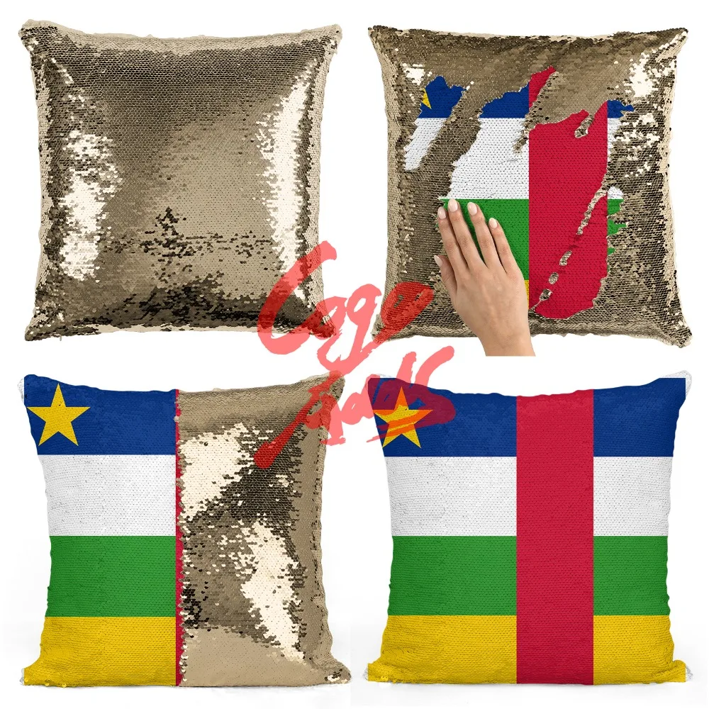 Центрально Африканская Республика Декоративные диванные подушки Реверсивный