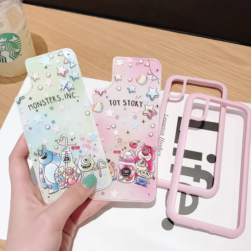 Милый мультфильм 3D тиснение для iphone 11 pro Max анти-осень чехол для iphone 7 8 Plus X XR XS MAX чехол для телефона акриловая задняя крышка