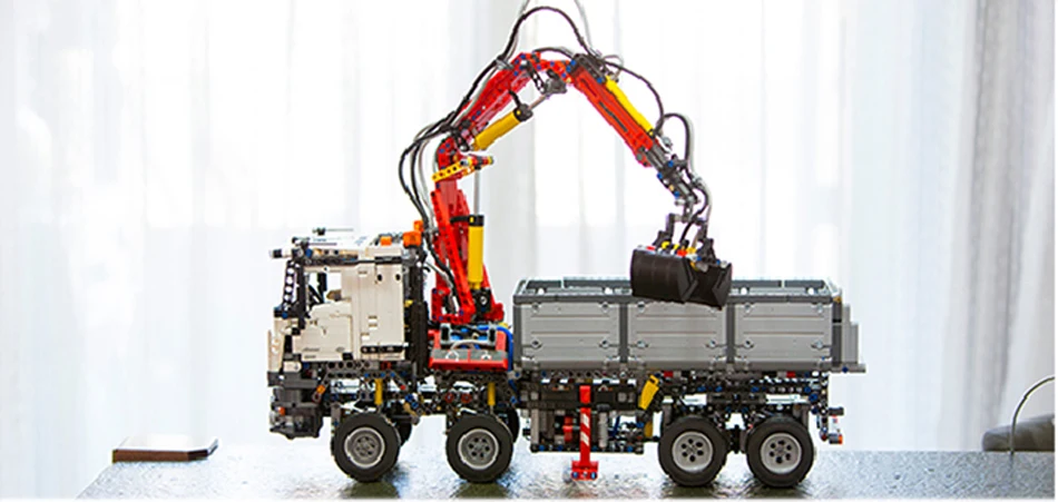 20005 Technic серия Arocs модель грузовика наборы 2793 шт строительные блоки кирпичи совместимые 42043 для игрушки на день рождения