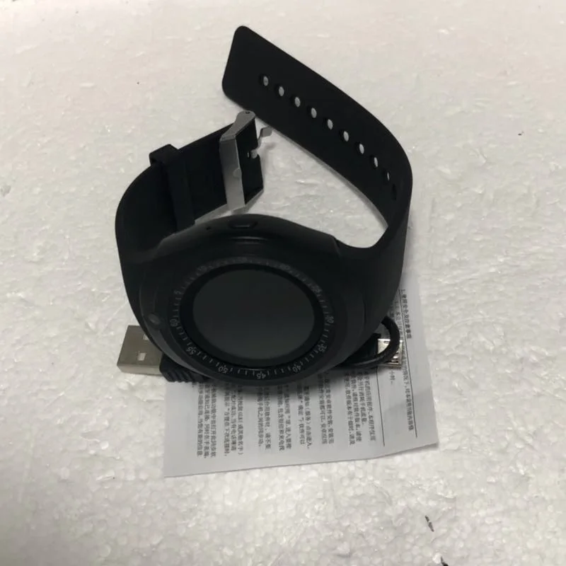 Завод 2G Smartwatch 1,22 дюймов полный круглый дисплей sim один nano sim Bluetooth SM01 Смарт часы без камеры - Цвет: without box