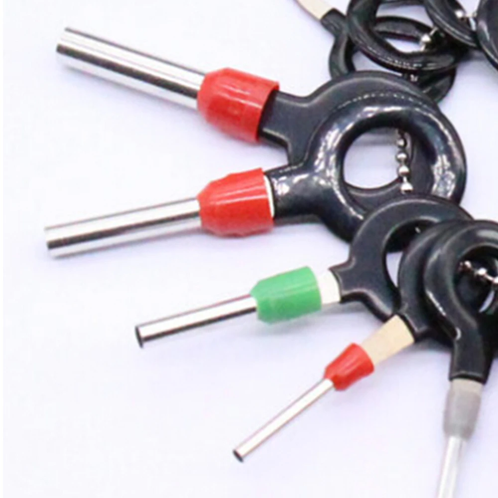 18Pcs/set Car Terminal Removal Tool Electrical Wiring Crimp Connector Pin Extractor Hand-held Disassembly Tools Kit | Автомобили и