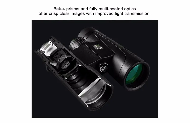 Eyeskey бинокль 8x42 Водонепроницаемый охотничий бинокль телескоп Bak4 Prism с шеи ремень для кемпинга Binoculares профессиональный