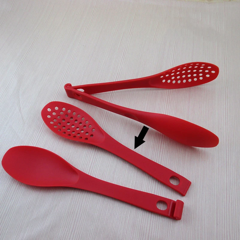 3In1 Съемная Еда щипцы нейлоновый фильтр Кухня посуда хлеб клип