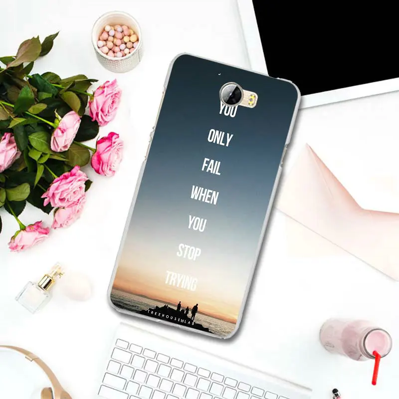 Мягкий чехол для телефона из ТПУ Huawei P8 P9 P10 P20 P30 Mate 10 Lite Pro Y3 Y5 Y6 II Honor 7 Smart позитивные
