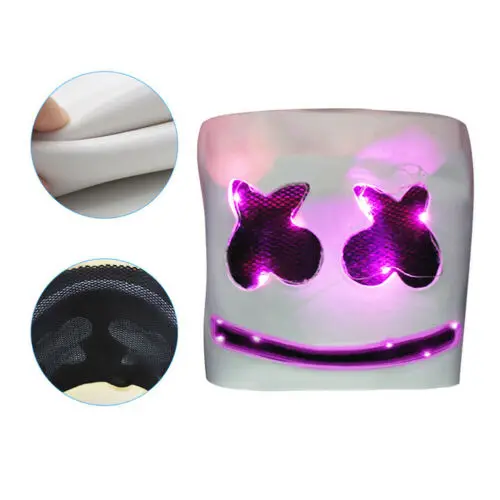 MarshMello маска диджея шлем на всю голову Хэллоуин косплей маска бар Музыка Зефир