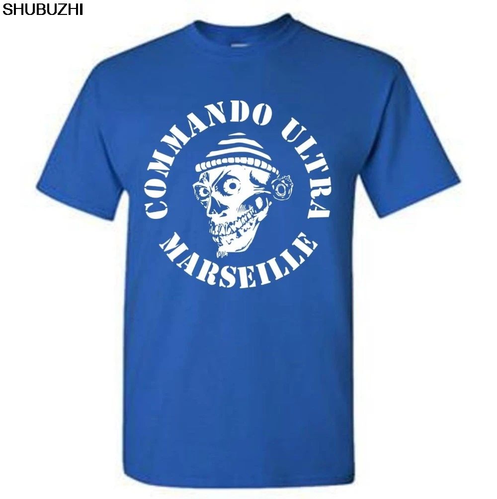 Футболка Homme shubuzhi New COMMANDO ULTRA 84 MARSEILLE ULTRAS фанаты футболиста Футболка с принтом для мужчин sbz1260