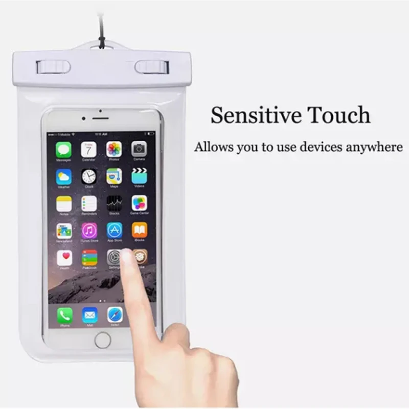 Waterproof Mobile Phone Case For iPhone X Xs Max Xr 8 7 Samsung S9 Clear PVC Sealed Underwater Cell Smart Dry Pouch Cover | Мобильные
