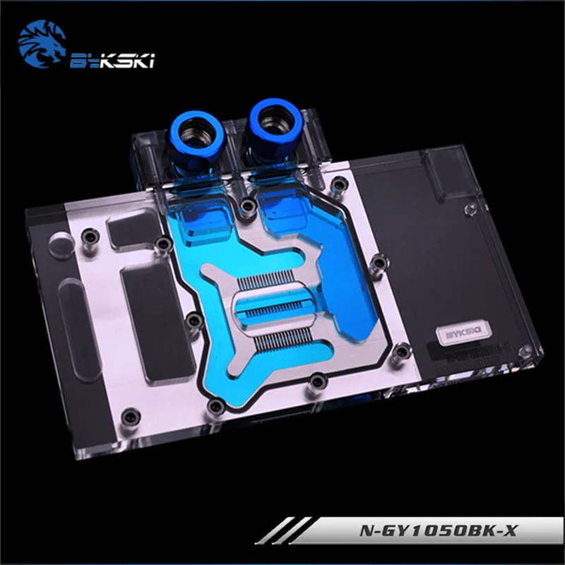 Bykski N GY1050BK X полный охват GPU водный блок для Gainward GTX1050 GTX1050TI видеокарта