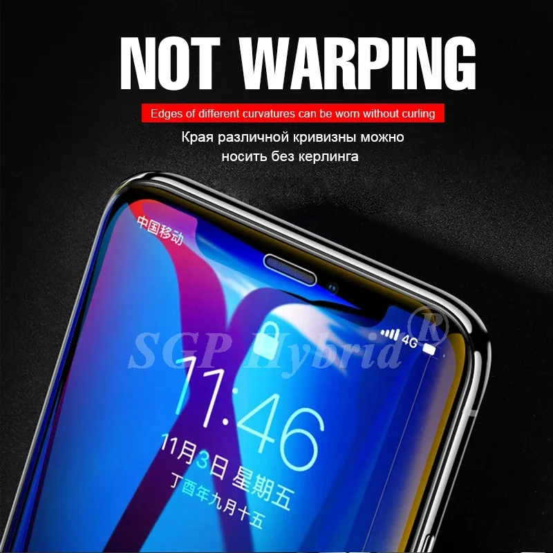 Закаленное стекло 10D для iPhone 11 Pro Max защита экрана Защитное x xr xs xi max xmax|Защитные
