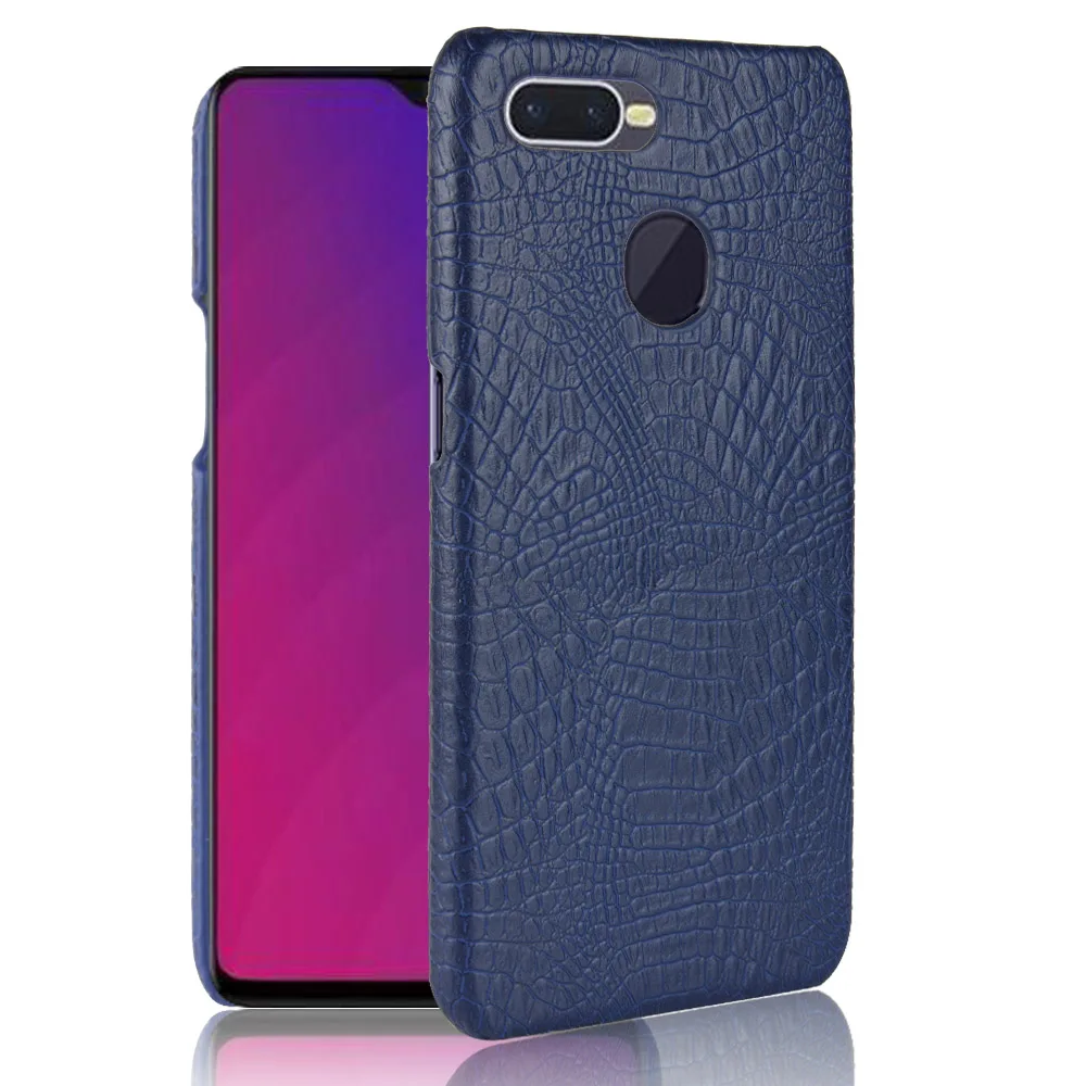 Роскошные Бизнес Крокодиловая Кожа Змеи Pattern кожаный чехол для OPPO A7X