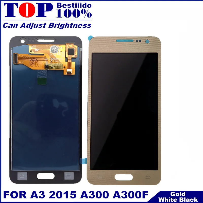 Для samsung Galaxy A3 2015 A300 A300F A300H ЖК дисплей сенсорный экран дигитайзер для