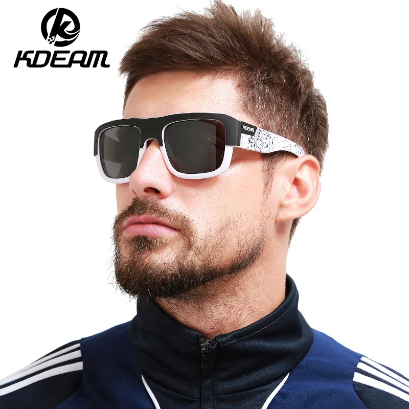 Солнцезащитные очки KDEAM для мужчин Модные поляризованные мужские солнцезащитные