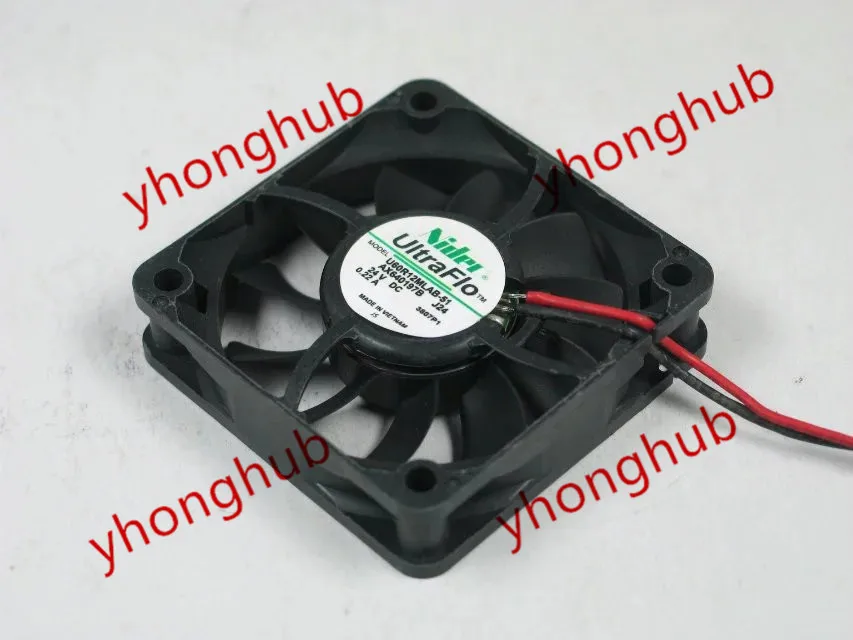 Вентилятор охлаждения сервера Nidec U60R12MLAB-51 J24 DC 12V 0.05A 60x60x15 мм