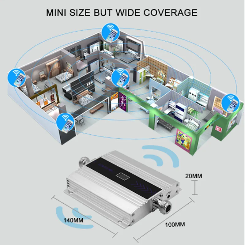Ретранслятор GSM 900 МГц 2G ретранслятор сигнала с ЖК дисплеем сотовой связи