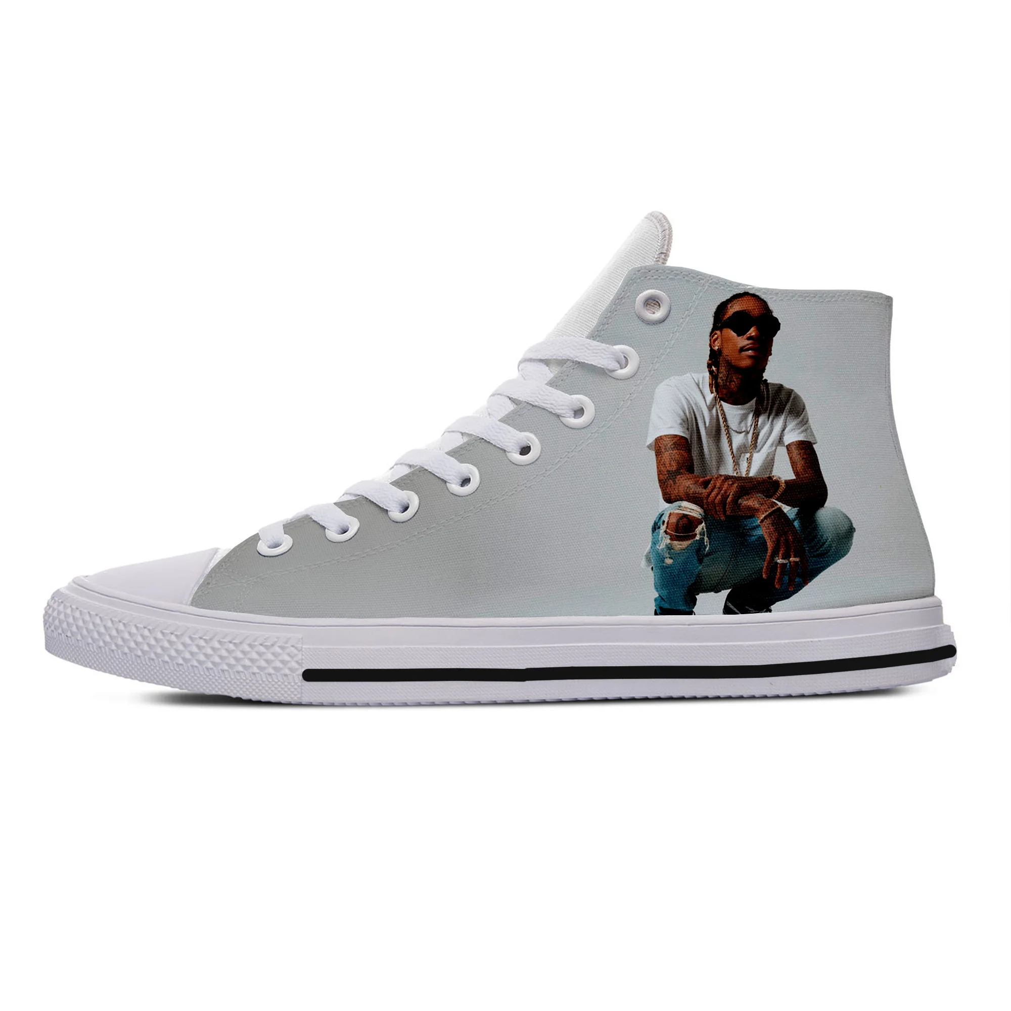 2019 Горячая Мода 3D Wiz Khalifa высокие кроссовки для мужчин/женщин Высокое качество