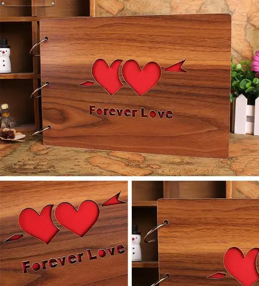 10 дюймовая деревянная бумага 30 черных листов альбом для детского скрапбукинга