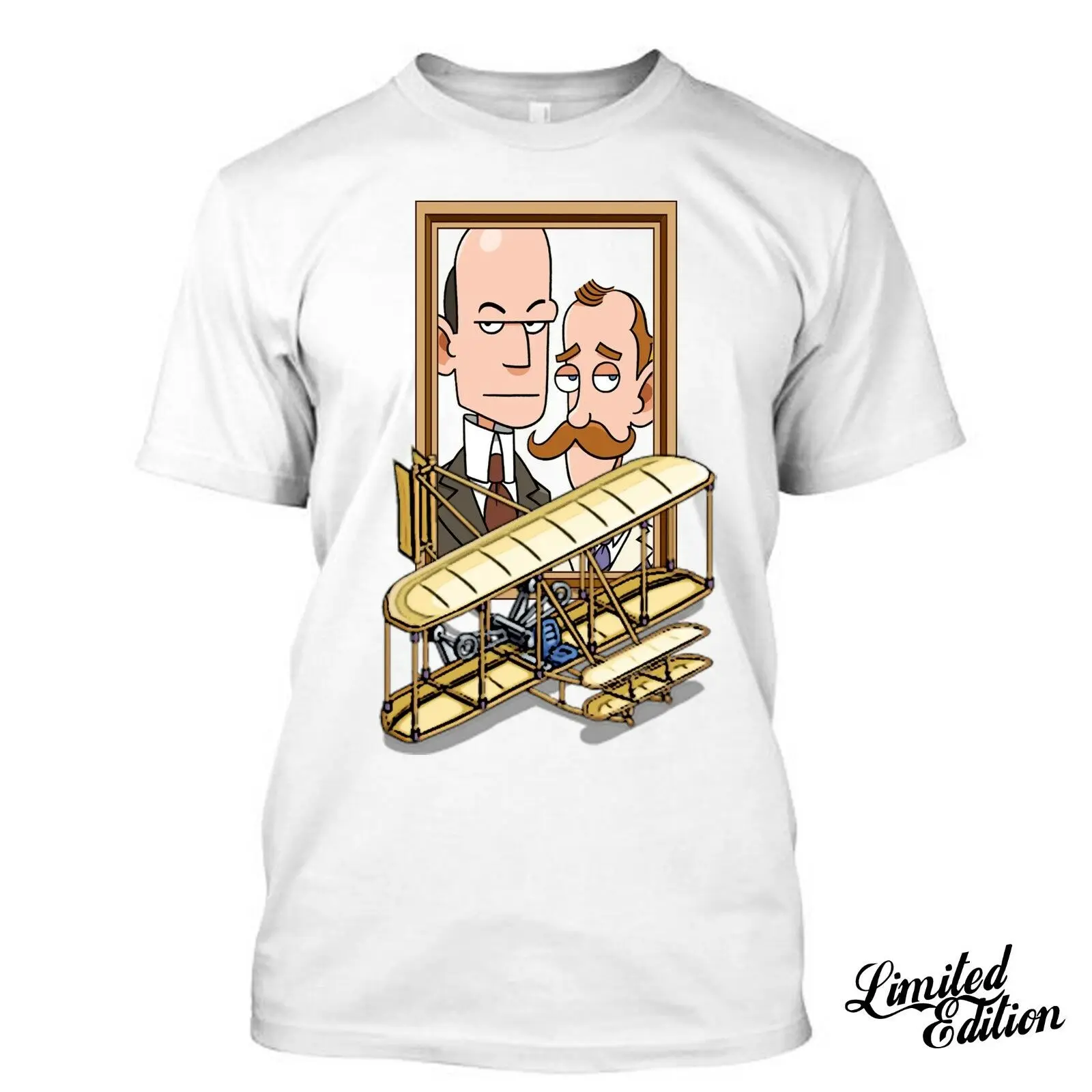 2019 классная футболка с надписью Wright Brothers I Love авиационные Самолеты L