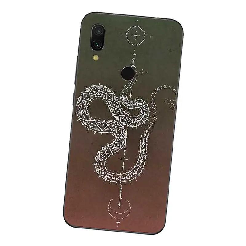 N437 Змеиный Мягкий ТПУ силиконовый чехол для Xiaomi Redmi Note 3 4X5 5A 6 7 Pro Global |