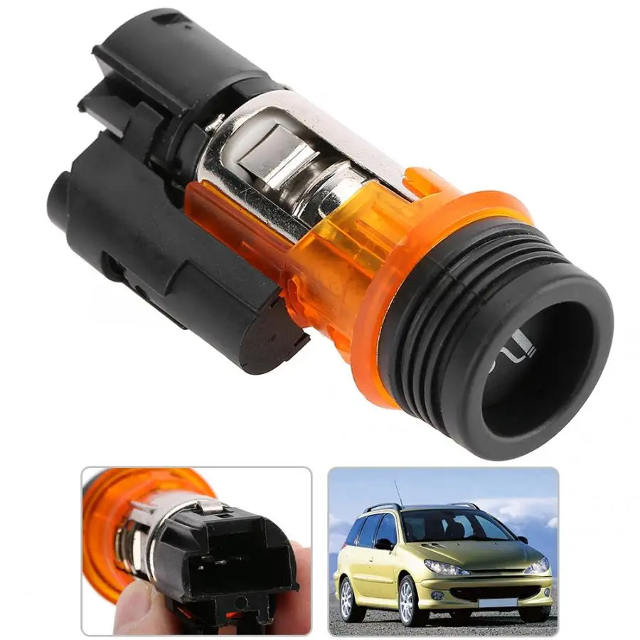 822754 12V Car Cigarette Lighter Socket for PEUGEOT 206 1998- 206 CC 2000-2010 206 SW 2002- for PEUGEOT 308 406 607 1007