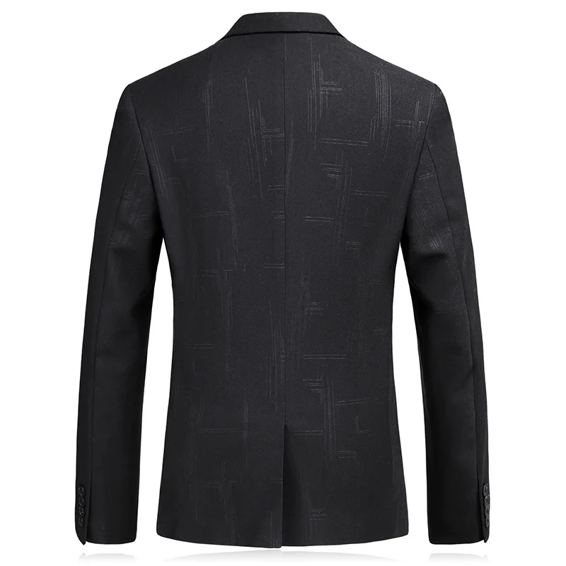 Мужской костюм для отдыха классический блейзер деловой черного цвета модная