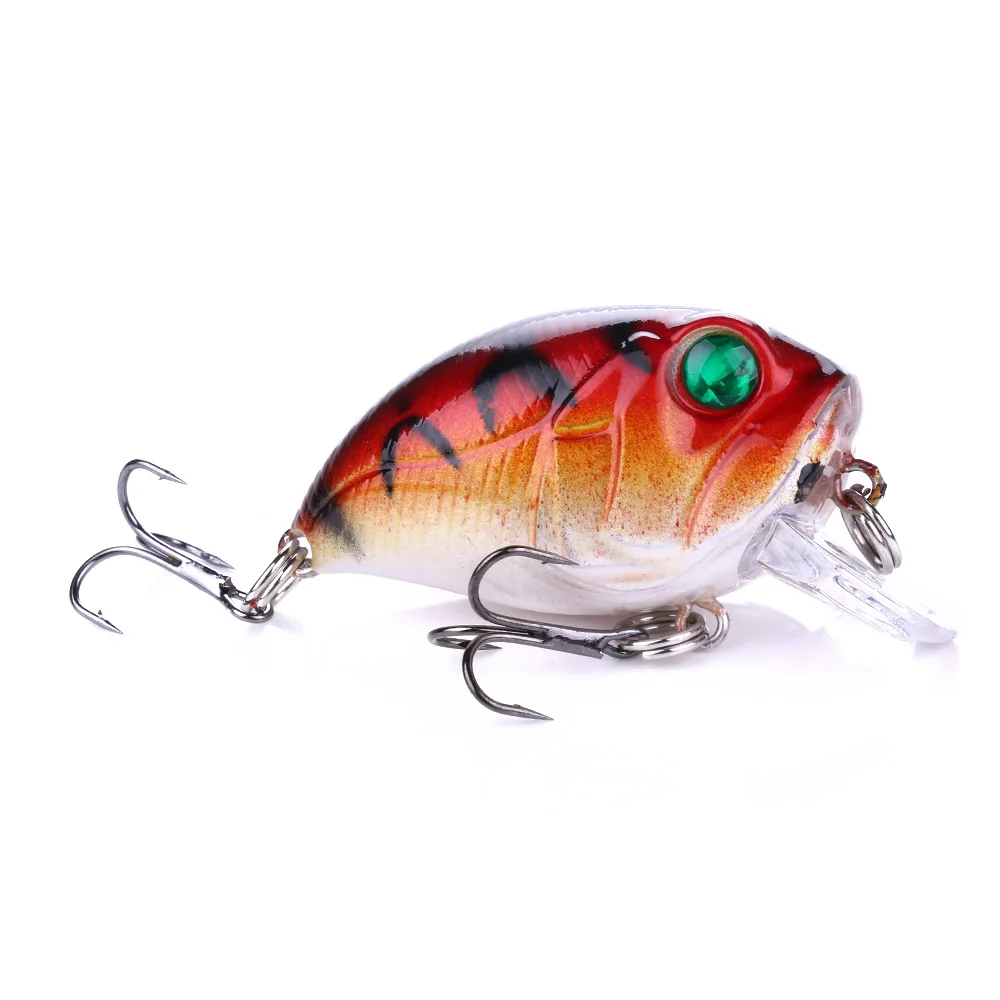 HENGJIA 1 шт. воблер Crankbait Bionic Bass Pike искусственная приманка с 3D глазами рыболовные