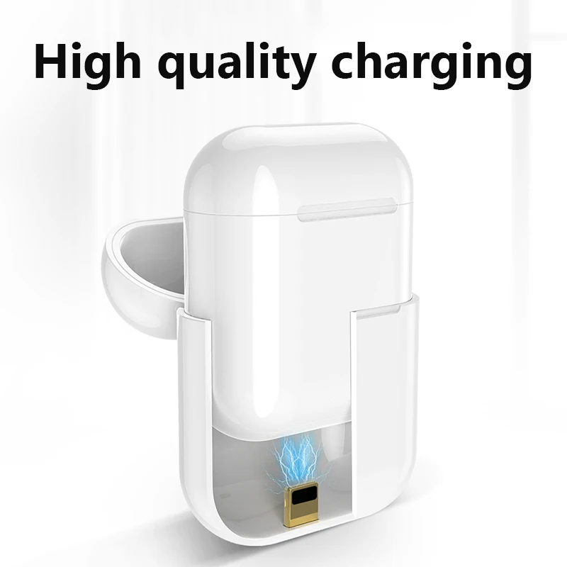 Чехол Suntaiho для Airpods беспроводное зарядное устройство Qi Apple airpods чехол наушников с
