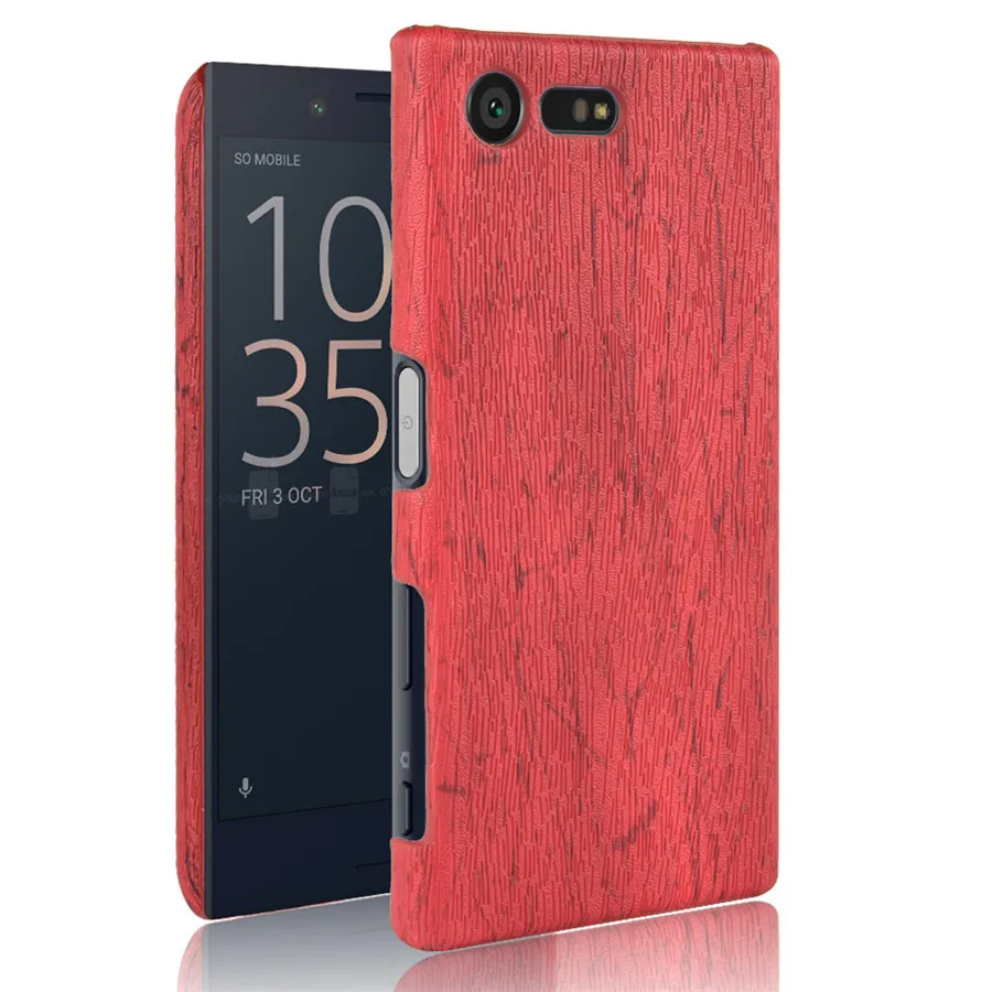 Чехол HOTSWEI для Sony X Compact 4 6 дюйма ретро тонкий из древесной кожи жесткий