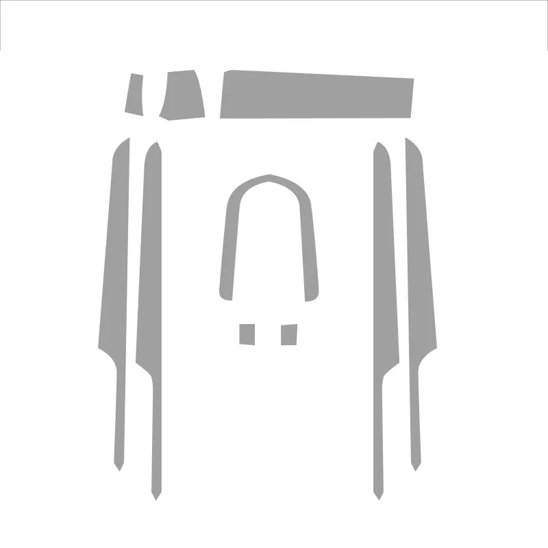 Lsrtw2017 прозрачная защитная пленка для салона автомобиля с защитой от царапин для porsche macan cayenne 718 cayman - Название цвета: 2019 macan
