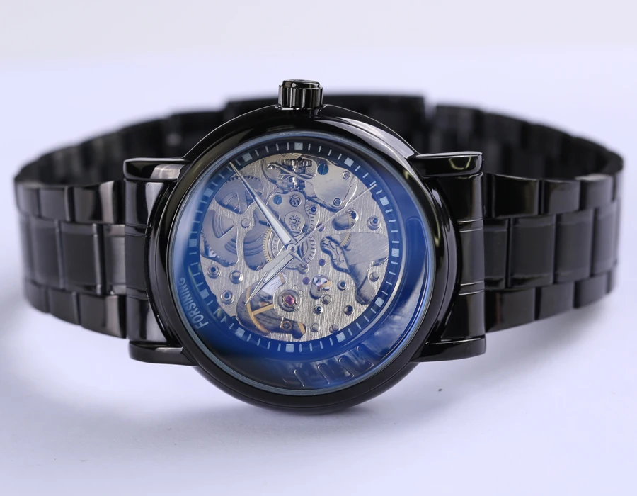 Модные спортивные механические часы-скелетоны мужские роскошные брендовые