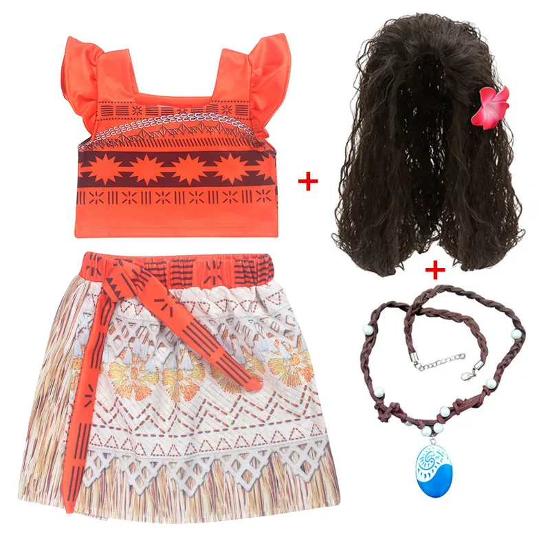 2019 г. праздничное платье принцессы для девочек одежда Моана Приключения Эльза