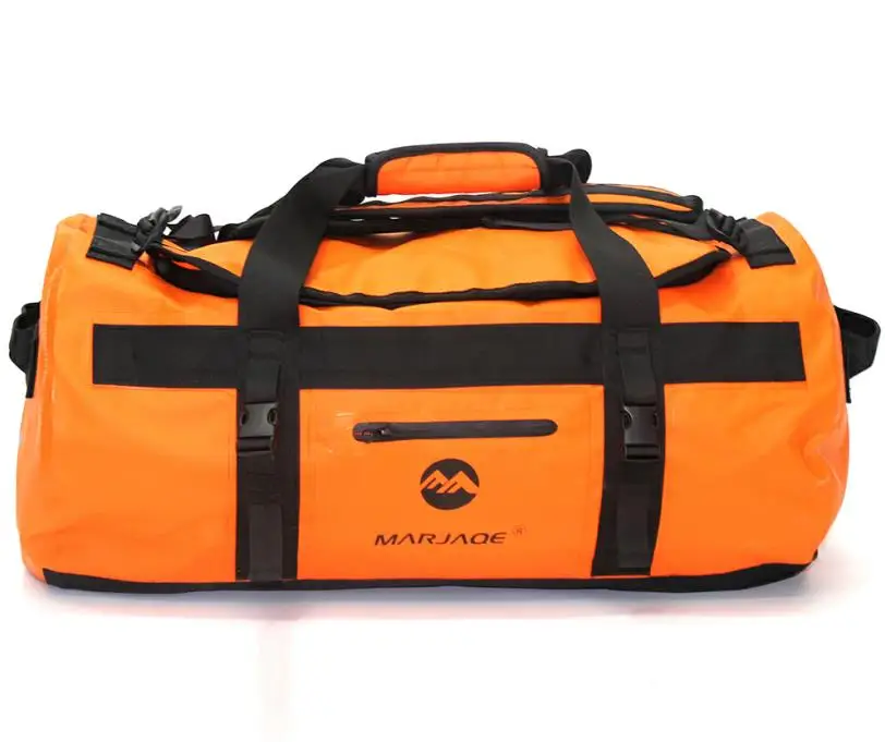 Orange 30L 30л 60л 90Л открытый ПВХ тренажерный зал водонепроницаемый мешок для пешего туризма треккинг путешествия вещевой Водонепроницаемый наплечный мешок Кемпинг Туризм Спортивные - Цвет: Orange 30L