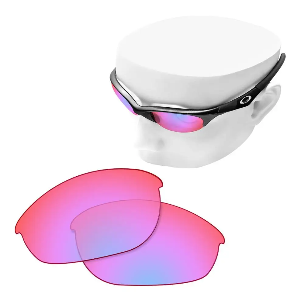 OOWLIT поляризованные Сменные линзы кобальтового розового цвета для Oakley половина