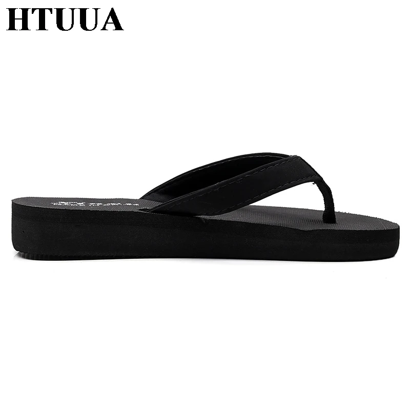 HTUUA/Новинка 2019 года Модные женские сандалии шлепанцы на плоской подошве