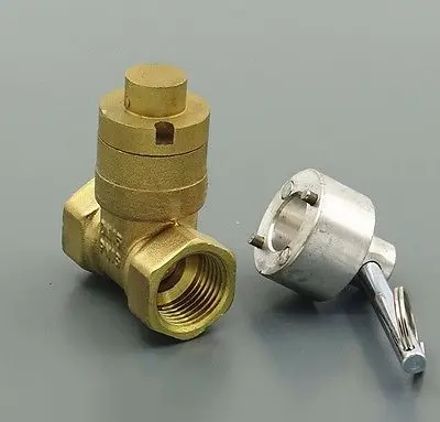 

Латунные Магнитные запорные клапаны 1/2 "BSP равная Женская резьба для счетчика воды