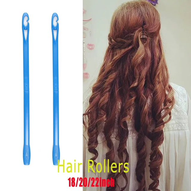 

Factory Price 18pcs Hair Snail Rollers 45cm Shaape Rolls Styling Curler Tools DIY At Home Natural Way Magic Roller Magic Curler
