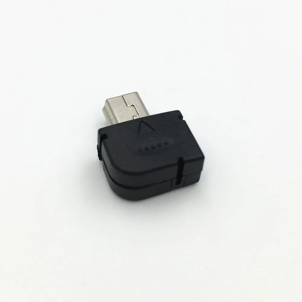 10 шт. DIY USB 2,0 Mini 5 Pin Мужской Тип B сварочный разъем 3 в 1 90 градусов правый угловой адаптер для OD 4,0 мм провода кабель