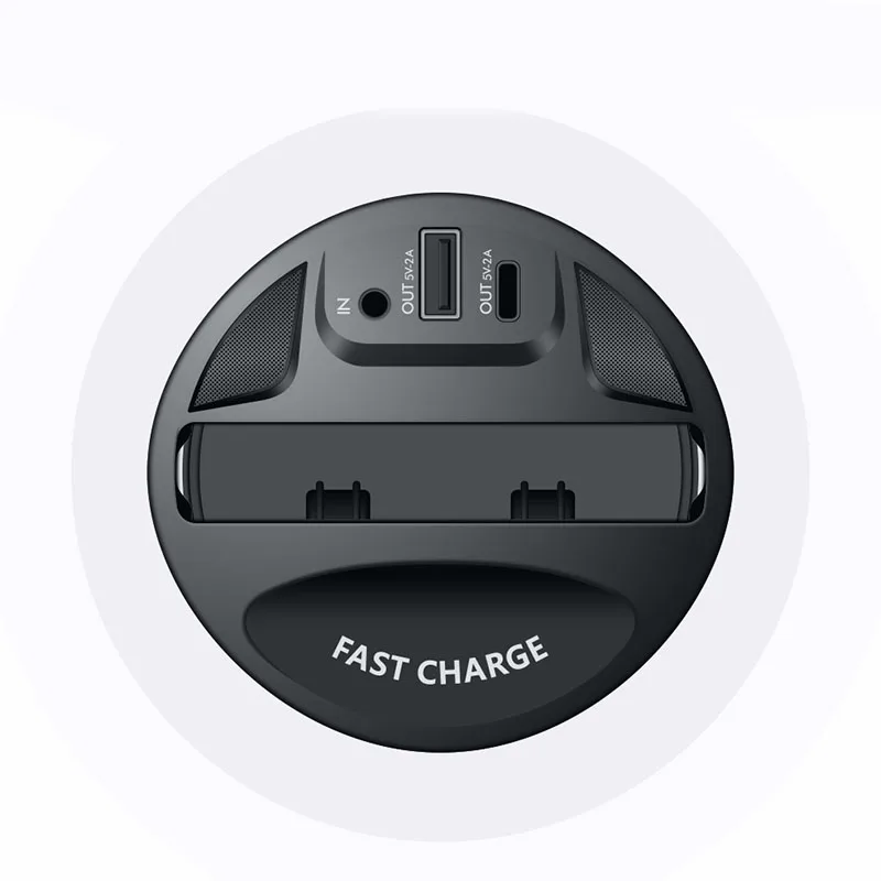 Автомобильное беспроводное быстрое зарядное устройство QI для iPhone 8 X держатель